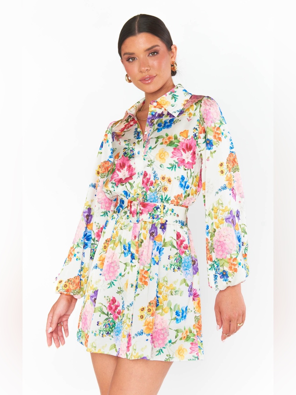 Show Me Your MuMu Carrie Collared Dress sz M